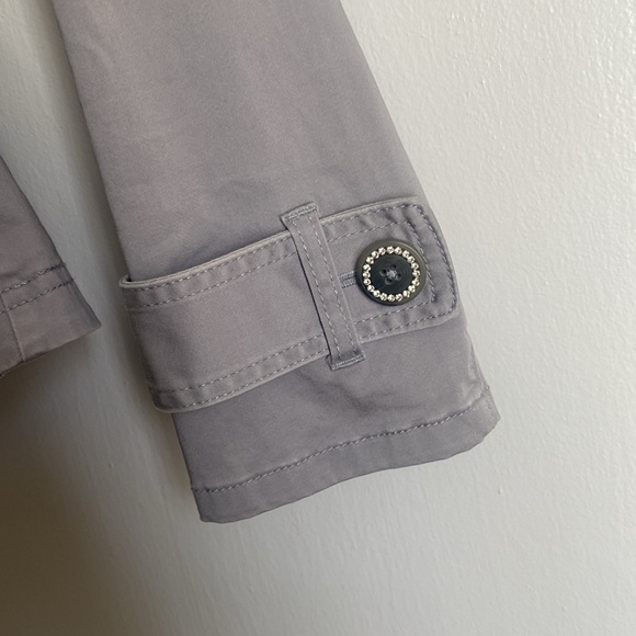 Gray bling sparkle sequin chrome WHBM jacket White House black market - Picture 5 of 12